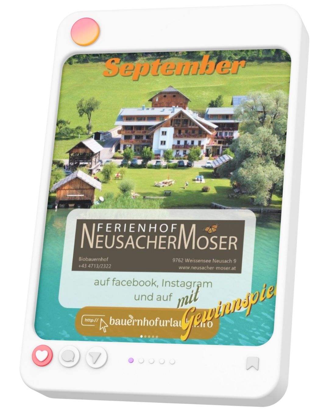 Voorbeeld: berichten op sociale media met een groot bereik