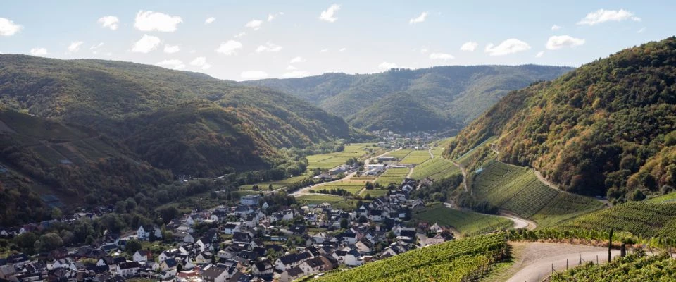 Vacances à la ferme en Allemagne – vue sur la vallée de l'Ahr