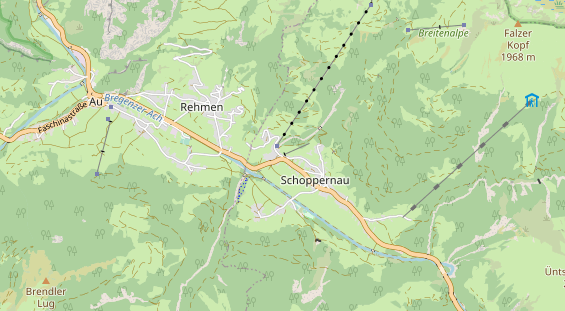 Urlaub auf dem Bauernhof auf Karte