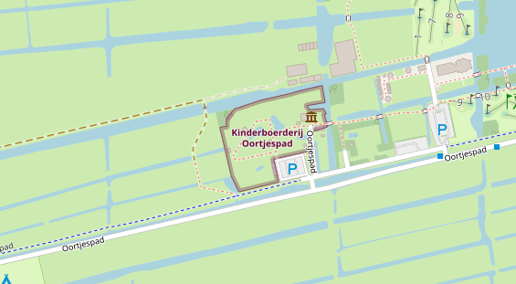 Urlaub auf dem Bauernhof auf Satellitenbild