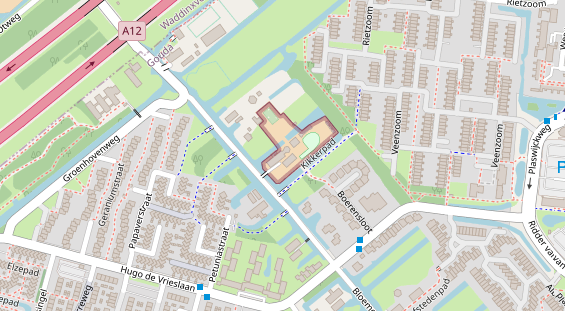 Urlaub auf dem Bauernhof auf Satellitenbild