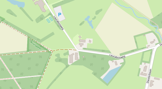 Urlaub auf dem Bauernhof auf Satellitenbild