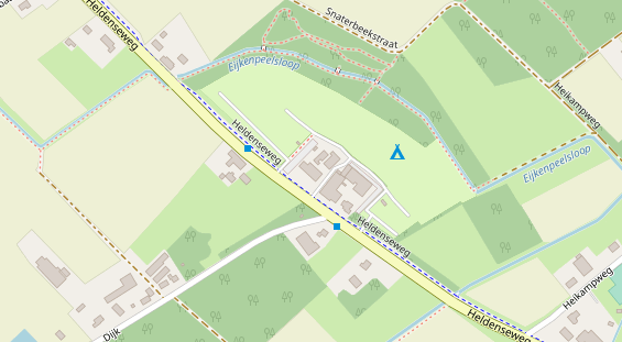 Urlaub auf dem Bauernhof auf Satellitenbild