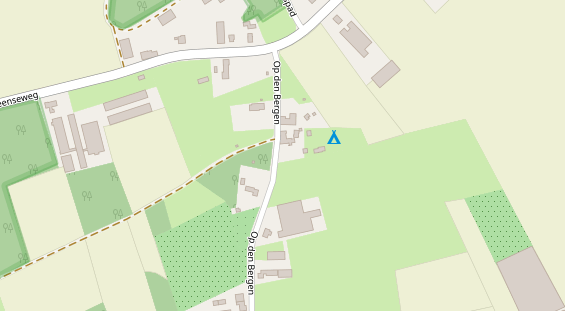 Urlaub auf dem Bauernhof auf Satellitenbild