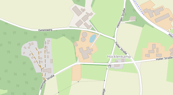 Urlaub auf dem Bauernhof auf Satellitenbild