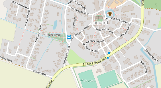 Urlaub auf dem Bauernhof auf Satellitenbild