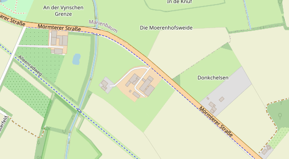 Urlaub auf dem Bauernhof auf Satellitenbild