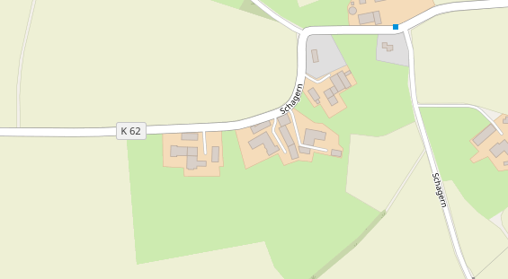 Urlaub auf dem Bauernhof auf Satellitenbild