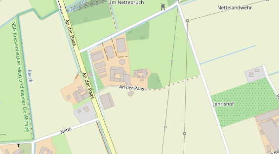 Urlaub auf dem Bauernhof auf Satellitenbild