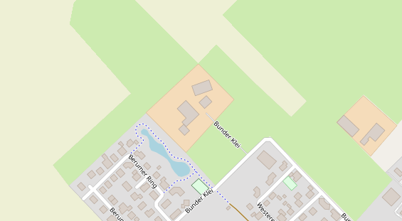 Urlaub auf dem Bauernhof auf Satellitenbild