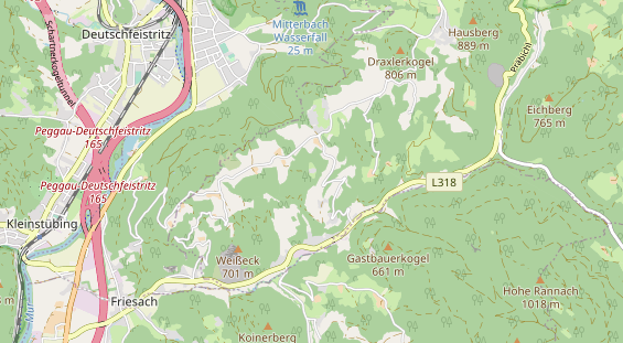 Urlaub auf dem Bauernhof auf Karte