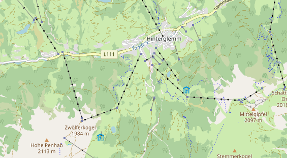 Unterkunft auf Karte