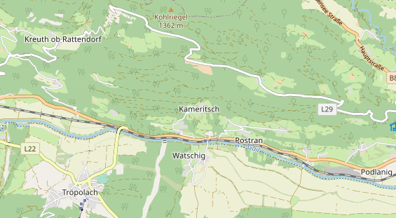 Urlaub auf dem Bauernhof auf Karte