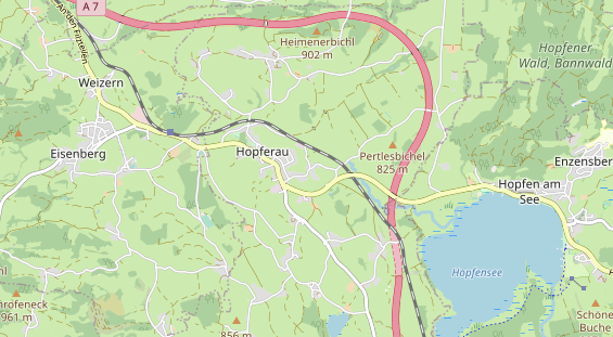 Urlaub auf dem Bauernhof auf Karte