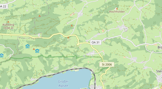 Urlaub auf dem Bauernhof auf Karte