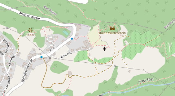 Urlaub auf dem Bauernhof auf Satellitenbild