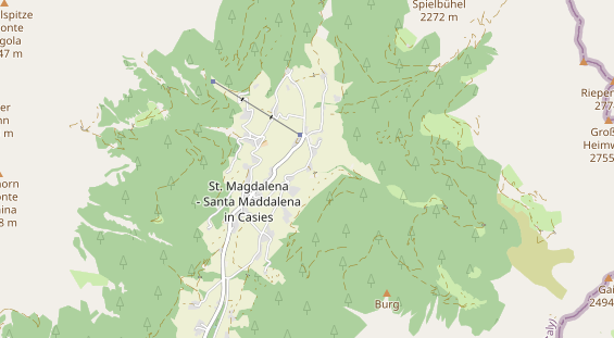 Farm holidays on map