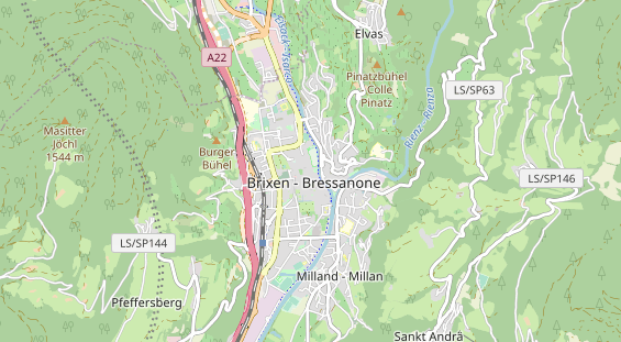 Urlaub auf dem Bauernhof auf Karte