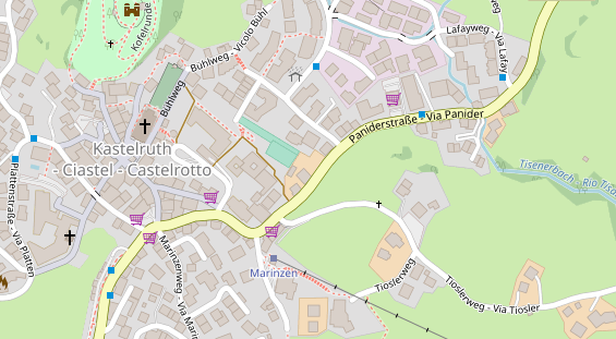 Urlaub auf dem Bauernhof auf Satellitenbild