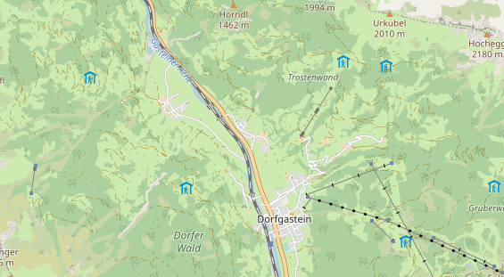 Farm holidays on map