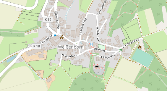 Urlaub auf dem Bauernhof auf Satellitenbild