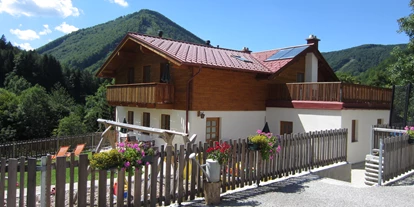 Urlaub auf dem Bauernhof - Mithilfe beim: Heuernten - Grünau (Mariazell) - Gästehaus mit 3 Ferienwohnungen - Büchlhof 