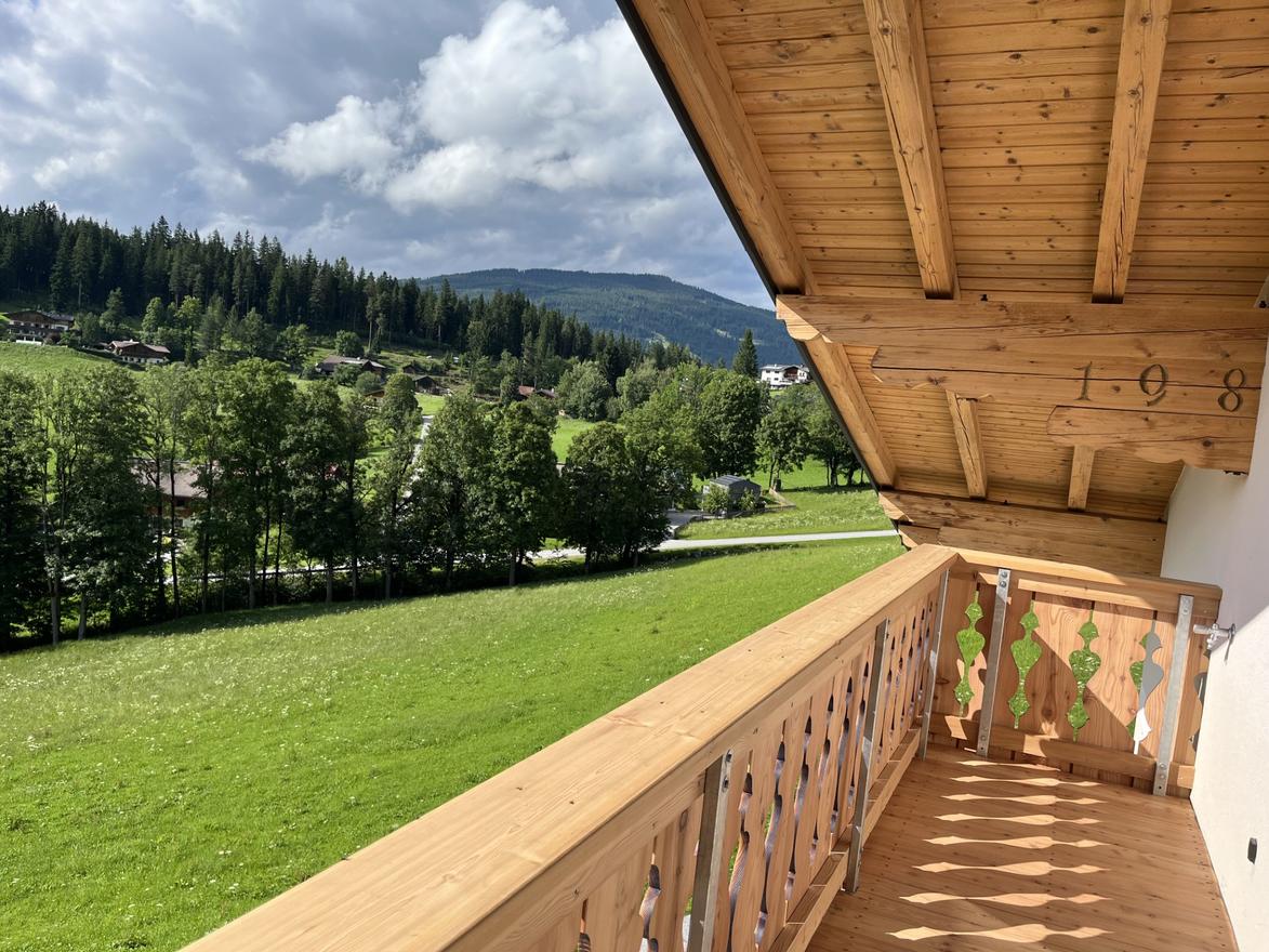 Ferien Bauernhof: Balkon - Peterlehen