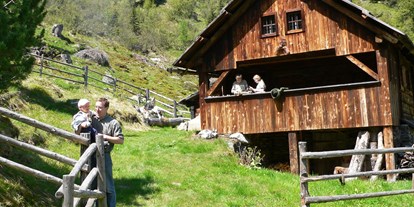 vacanza in fattoria - Rodeln - Hohe Tauern - Almhütte in der Ragga-Alm - Bio-Bauernhof Auernig