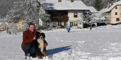 Urlaub auf dem Bauernhof - Brötchenservice - Danz - Sonne, Schnee und Berge - Bio-Bauernhof Auernig