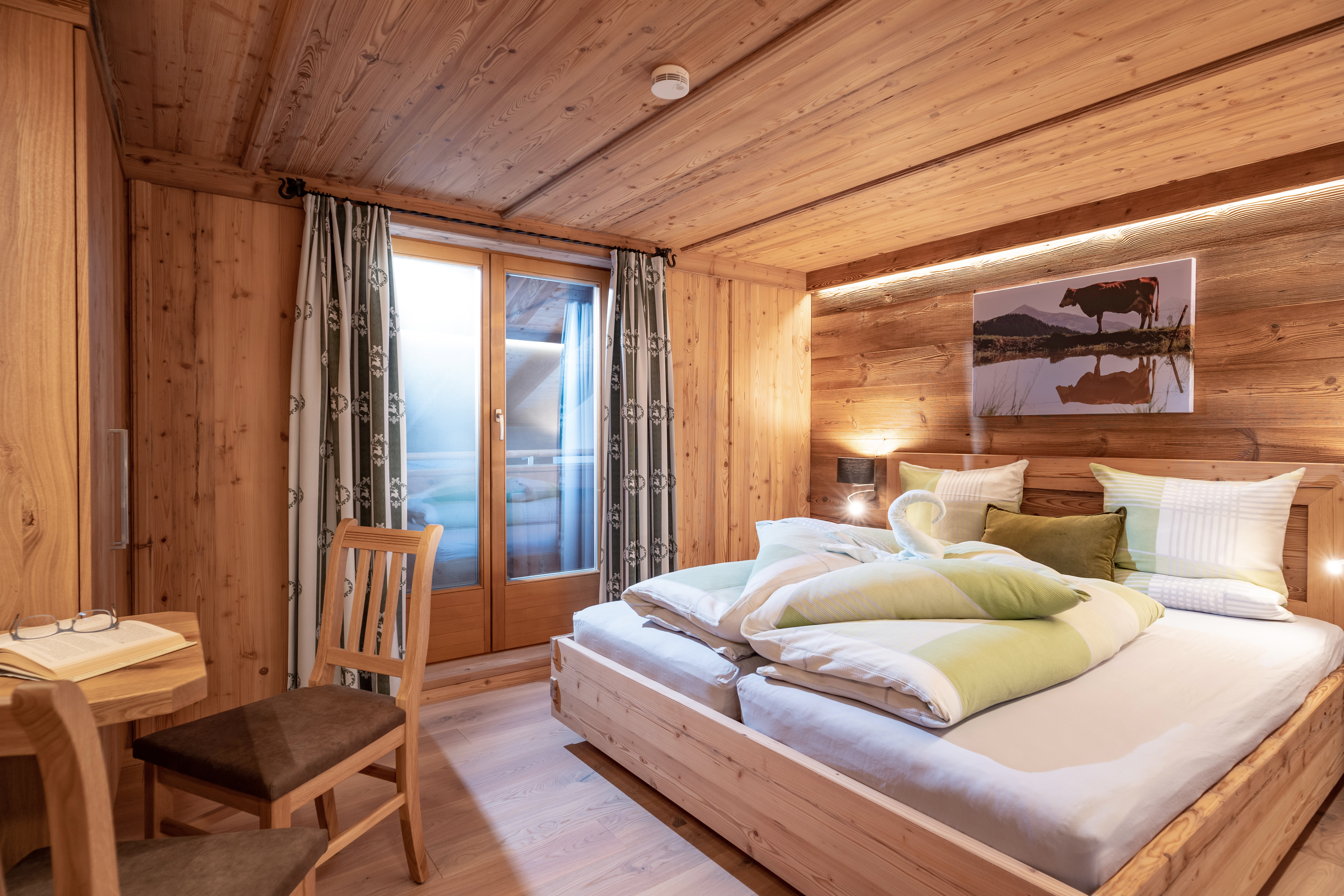 Ferien Bauernhof - Schalfzimmer - FeWo "Alpenrose"