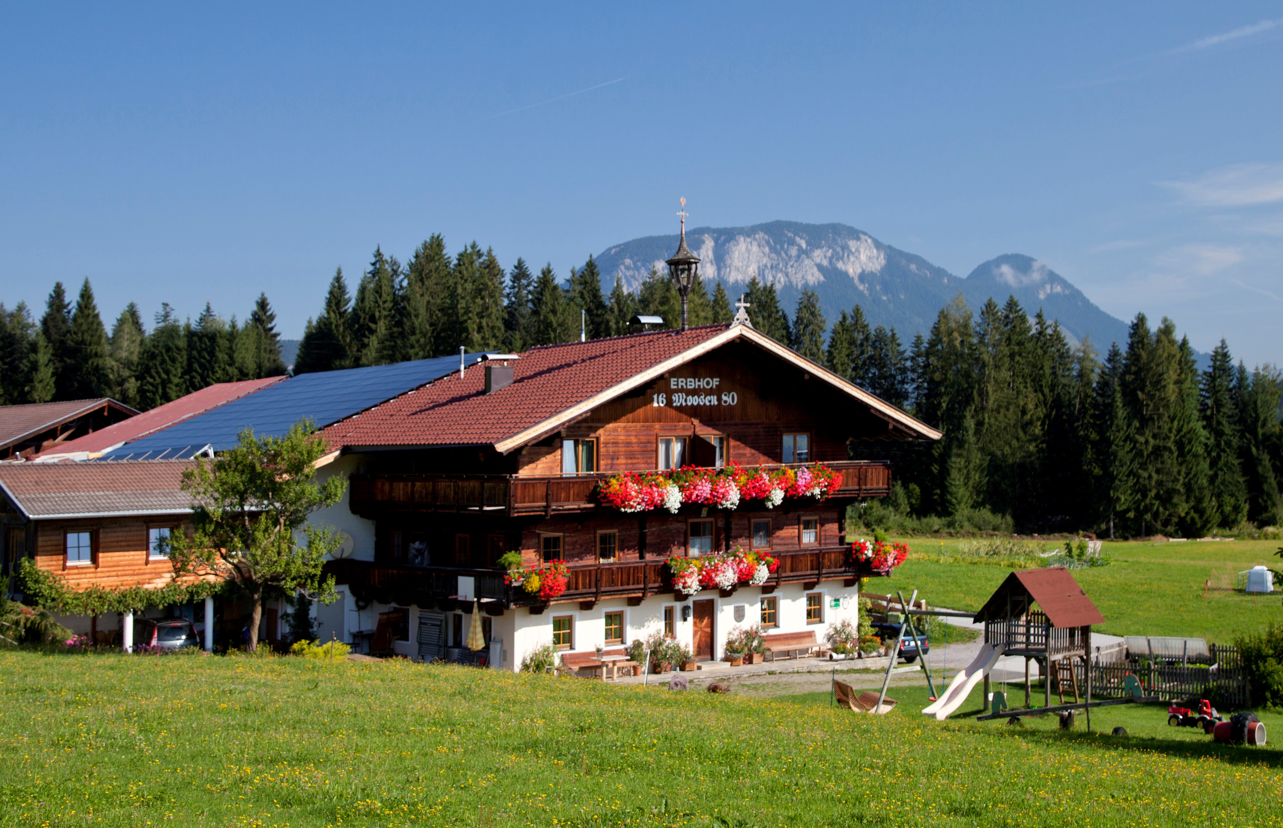 vakantie op de boerderij - Herrliche Alleinlage - FeWo "Alpenrose"