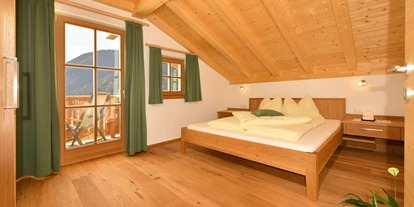 nyaralás a farmon - Terrasse oder Balkon am Zimmer - Mühlwald (Trentino-Südtirol) - Zimmer Dolomitenblick - Feldererhof