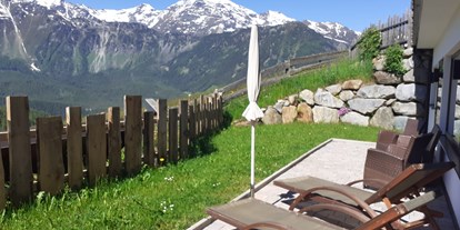 vacanza in fattoria - Art der Vergünstigung: Rabatt - Tiroler Oberland - Aussenbereich vom Wellnessbereich - Bio und Reiterhof der Veitenhof Winter - Wellnesstage im Ötztal