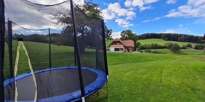 Urlaub auf dem Bauernhof - begehbarer Heuboden - Promschhof Ferienhaus