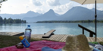 Urlaub auf dem Bauernhof - Schwimmmöglichkeit: Badesee - Hof bei Salzburg - Altroiterhof
