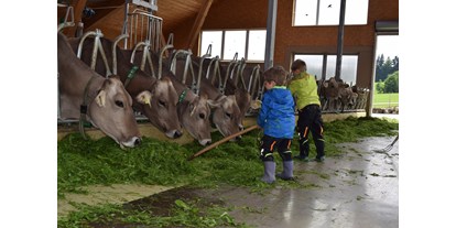 vacation on the farm - Art der Landwirtschaft: Milchbauernhof - Missen-Wilhams - ERLEBEN der Landwirtschaft wird bei uns groß geschrieben. - Biobauernhof Holzer