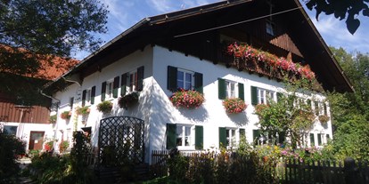 Urlaub auf dem Bauernhof - Terrasse oder Balkon am Zimmer - Allgäu - Reicharthof