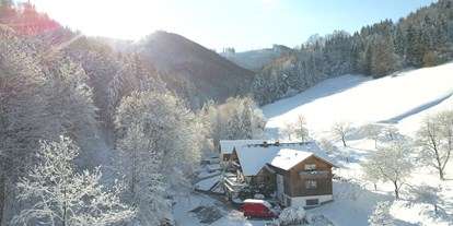 vacanza in fattoria - Wanderwege - Bassa Austria - Biohof Lueg im Winter - Biohof Lueg