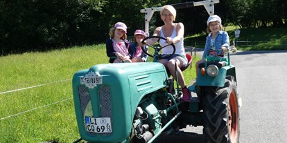 Urlaub auf dem Bauernhof - Tiere am Hof: Pferde - Immenstadt im Allgäu - Traktorverleih - Ferienhof Sinz