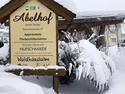 počitnice na kmetiji - Skitouren - Unterberg (Großarl, Dorfgastein) - Hofeinfahrt zum Abelhof. - Abelhof