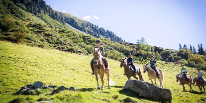 Urlaub auf dem Bauernhof - ideal für: Familien - Tiroler Oberland - Trekkingausritt - Apartpension Almhof - Reithof Pitztal