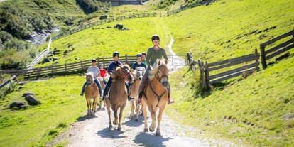 Urlaub auf dem Bauernhof - ideal für: Familien - Tirol - Trekkingausritt - Apartpension Almhof - Reithof Pitztal