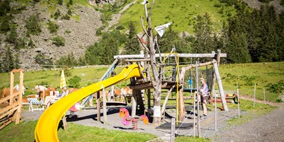 vacanza in fattoria - Almwirtschaft - Algund (BZ) - Kinderspielplatz - Apartpension Almhof - Reithof Pitztal
