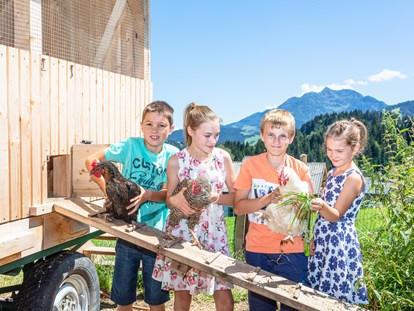 vacanza in fattoria - Mithilfe beim: Tiere füttern - Hütten (Leogang) - Tiernähe für jung und alt. - Biobauernhof Mittermoos