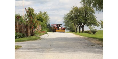 vacation on the farm - ideal für: Pärchen - Kaindorf (Kaindorf) - Das tägliche Grünfutter wird geholt - Bauernhof Hönigshof - Familie Kerschenbauer