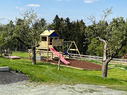 Urlaub auf dem Bauernhof - ideal für: Ruhesuchende - Gossendorf - Kinderspielplatz - Biohofgut Laschalt