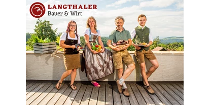 Urlaub auf dem Bauernhof - ideal für: Familien - Losau - Fam. Langthaler 
Claudia, Sonja, Franz u. Patrik
 - Bauer&Wirt Langthaler