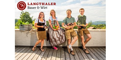 vacanza in fattoria - Klassifizierung Blumen: 4 Blumen - Langenlois - Fam. Langthaler 
Claudia, Sonja, Franz u. Patrik
 - Bauer&Wirt Langthaler