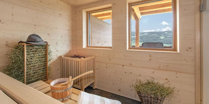 vacanza in fattoria - Terrasse oder Balkon am Zimmer - Eppan - Sauna - Wieserhof