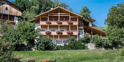 wakacje na farmie - Terrasse oder Balkon am Zimmer - Brixen / St. Andrä - Urlaub am Bauernhof Wieserhof - Wieserhof